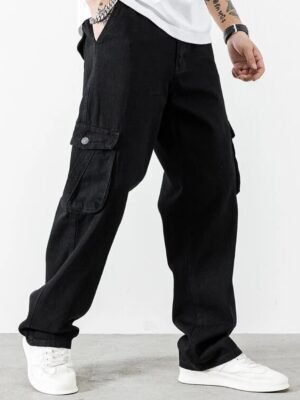 black relax Fit Cargo